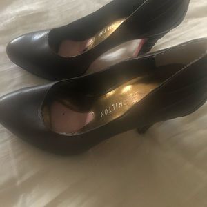 Paris Hilton Brown Pumps
